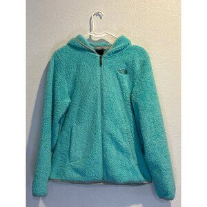 The North Face Osito Hoodie (Women's SMALL) Full Zip Soft Jacket BLUE